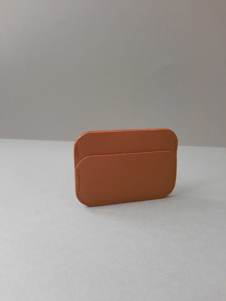 Porte-cartes en cuir Le Galet - Cuir Français - Emmanuelle Olivier Maroquinerie